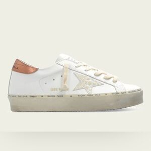Golden Goose Hi Star Sneaker White Cocco copper NIB Auth